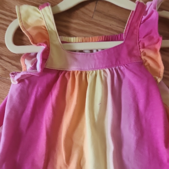 The Children's Place Vibrant Pink and Yellow Dress 18-24 Months - Picture 11 of 17